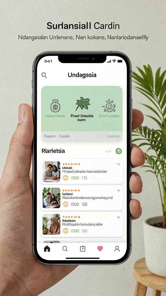 Tampilan menu utama yang menarik dan intuitif.