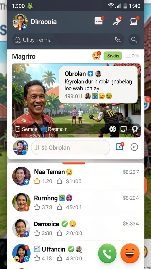 Karakter yang dapat dipilih dengan berbagai kemampuan.