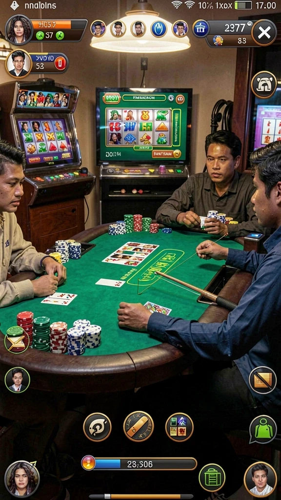 Aksi seru saat menyelesaikan misi dalam game.