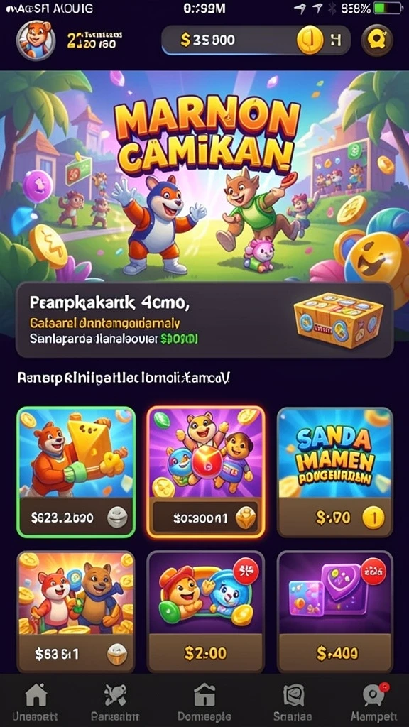 Misi menantang yang harus diselesaikan pemain.