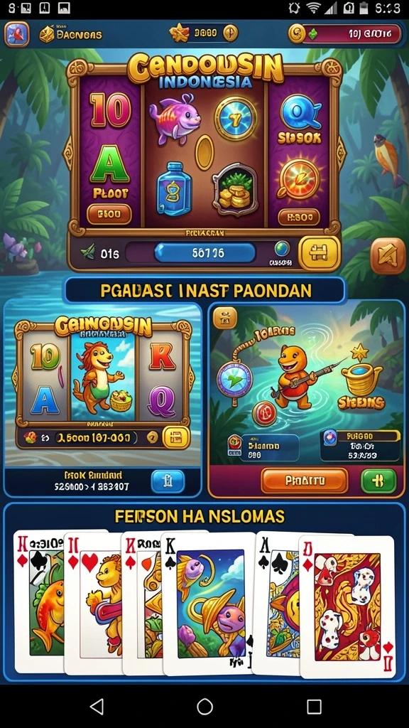 Tampilan antarmuka yang menarik dan modern.