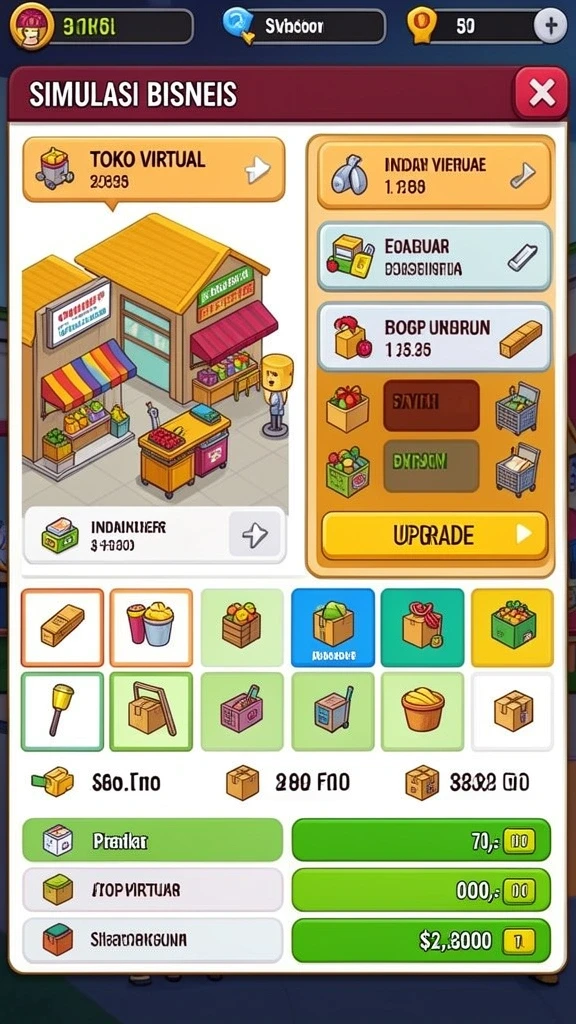 Beragam permainan yang seru dan menantang.