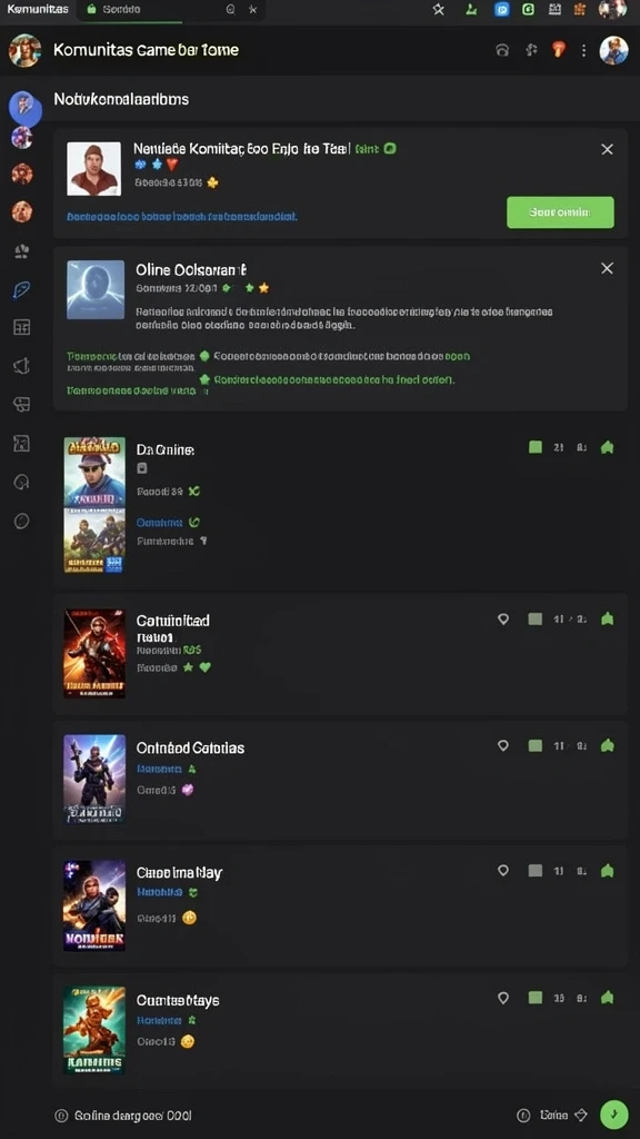 Screenshot dari tantangan seru dalam game.