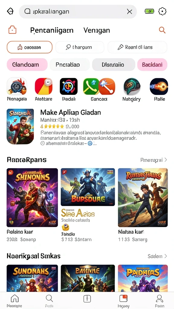 Karakter unik yang bisa Anda pilih dan kustomisasi.