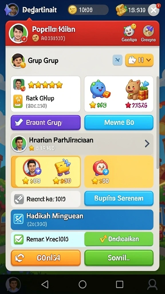 Tampilan antarmuka yang user-friendly dan menarik.