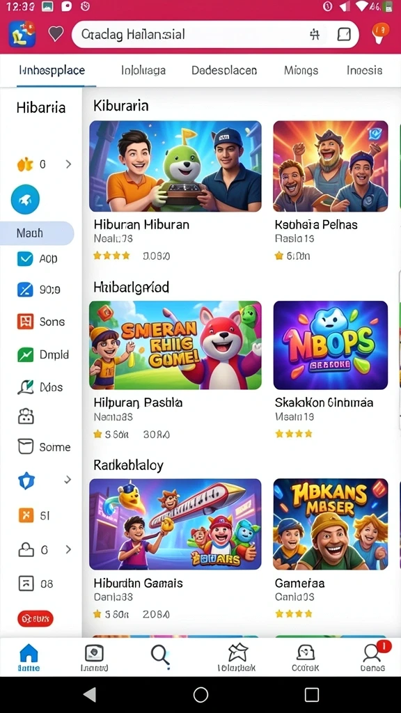 Tampilan antarmuka yang intuitif dan ramah pengguna.