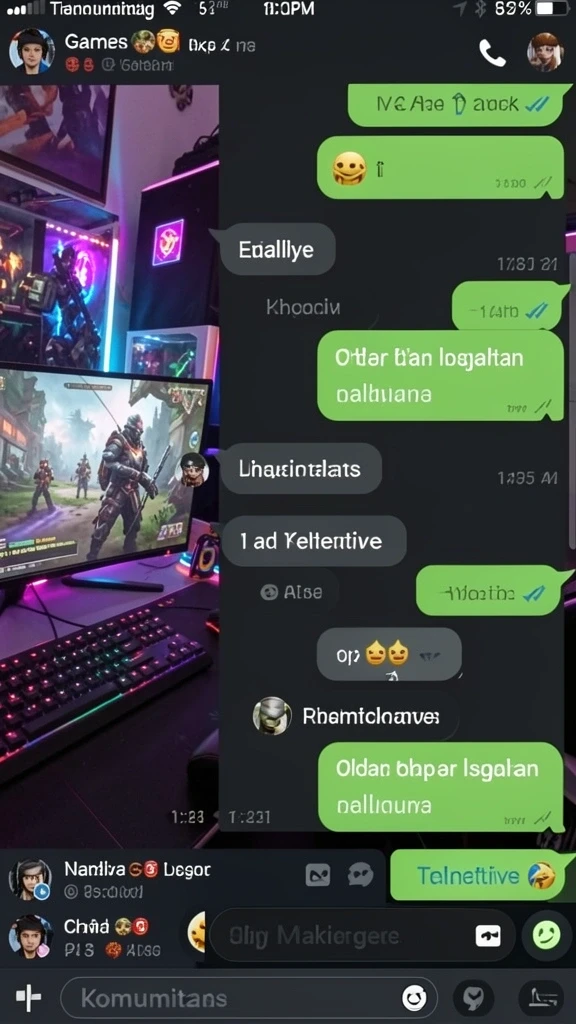 Karakter unik dengan kemampuan berbeda setiap level.