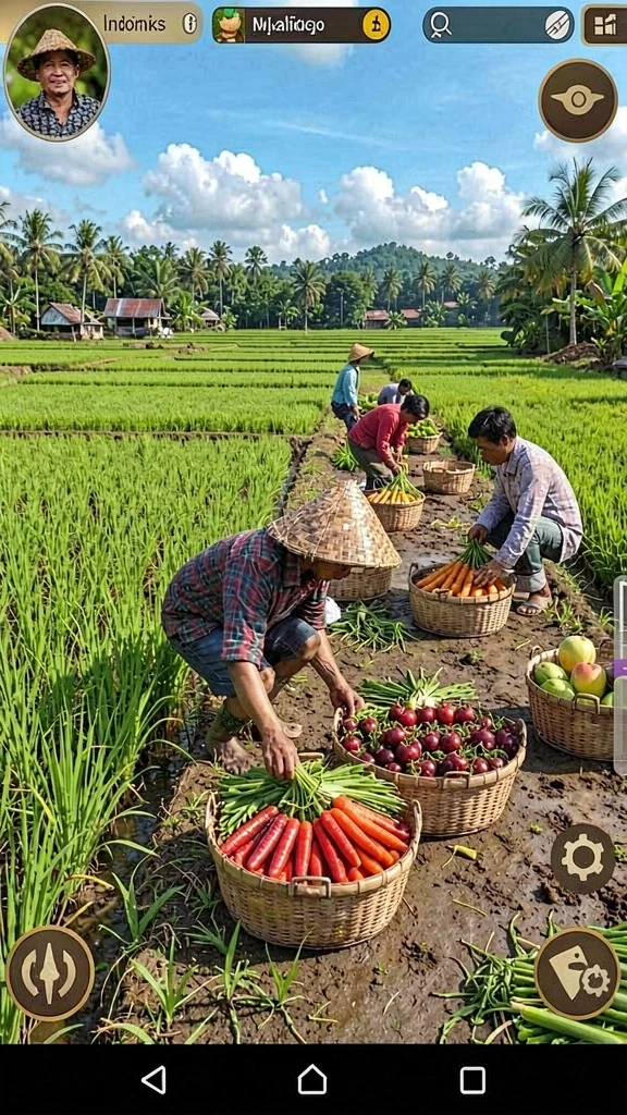 Menampilkan berbagai karakter pahlawan yang dapat dipilih.