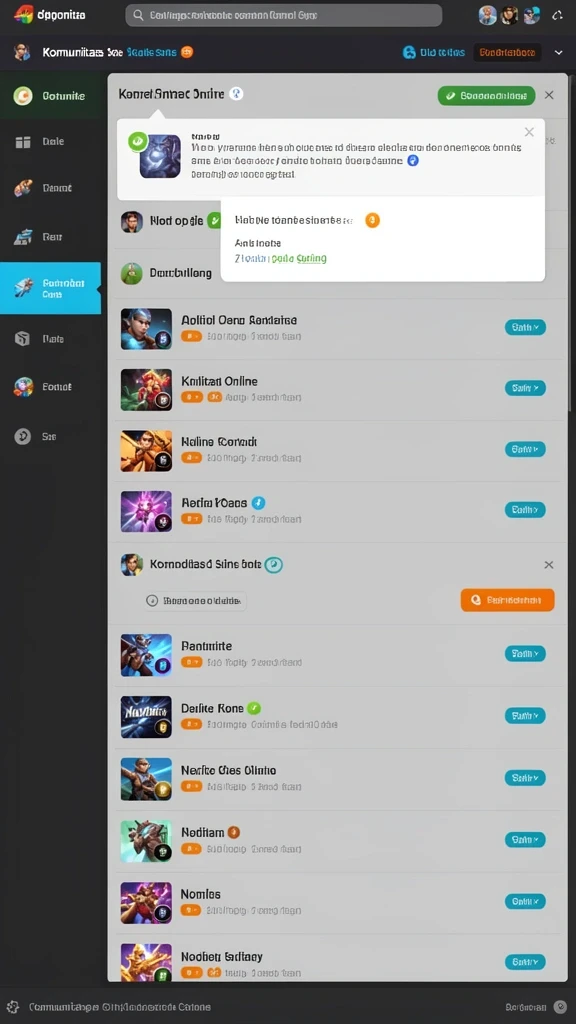 Tangkapan layar memperlihatkan fitur multiplayer dalam permainan.