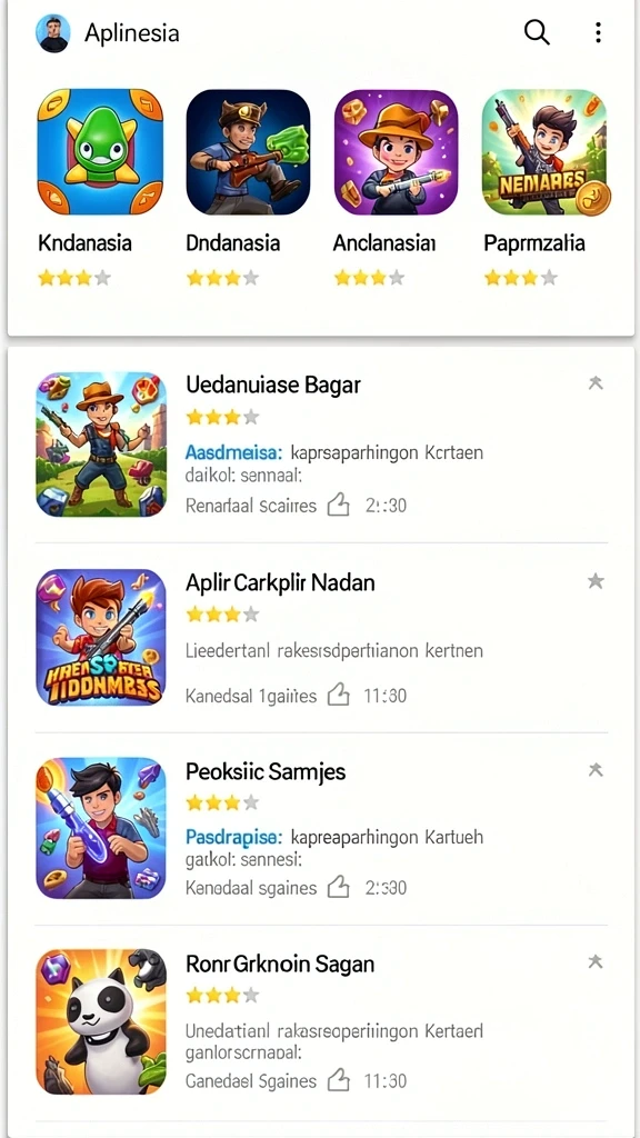 Tampilan antarmuka yang menarik dan user-friendly.