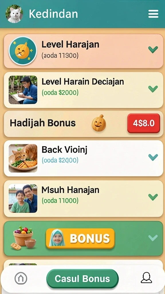 Karakter penjelajah yang menarik dan unik.