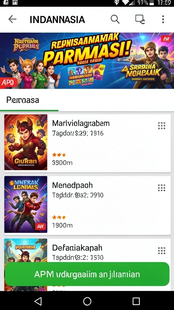 Tampilan awal aplikasi yang menarik dan mudah digunakan.