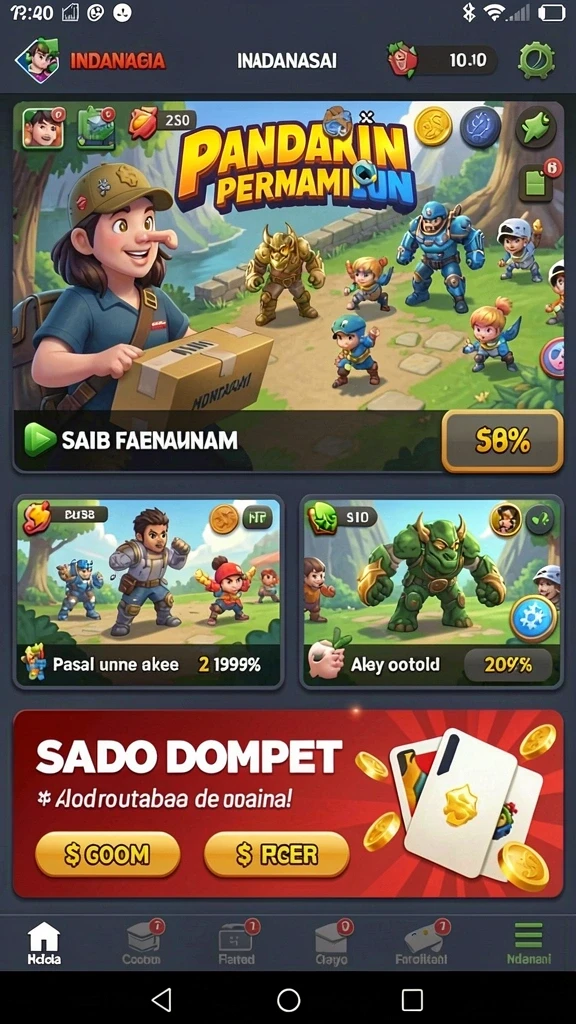 Kompetisi seru antar teman dalam fitur multiplayer.