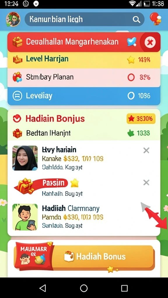 Momen seru dalam pertarungan melawan bos.