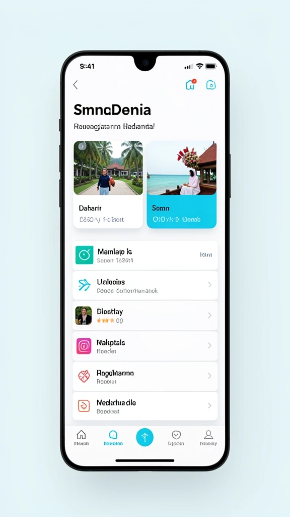 Tampilan interaktif yang menonjol dari IDROK.