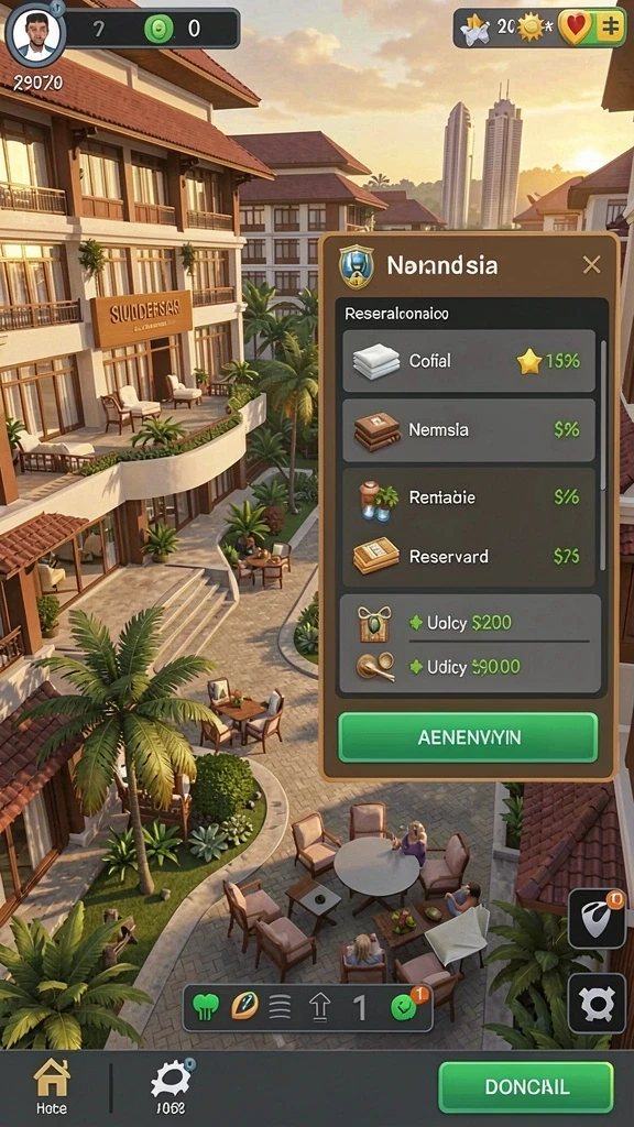 Menampilkan tampilan utama permainan slot IND777.