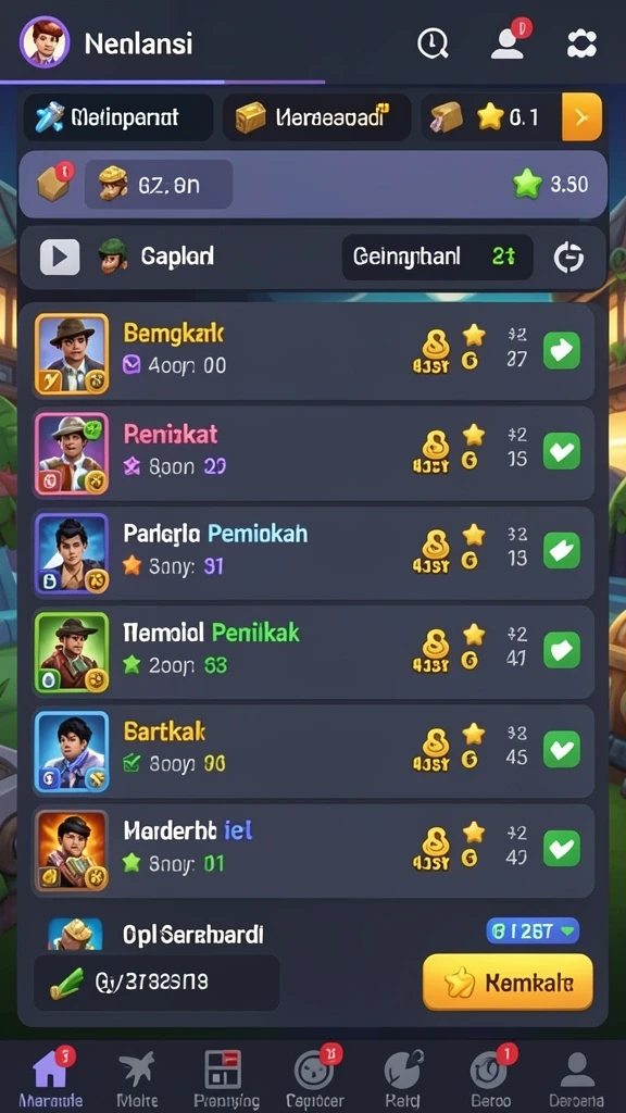 Tampilan antarmuka yang sederhana dan intuitif.