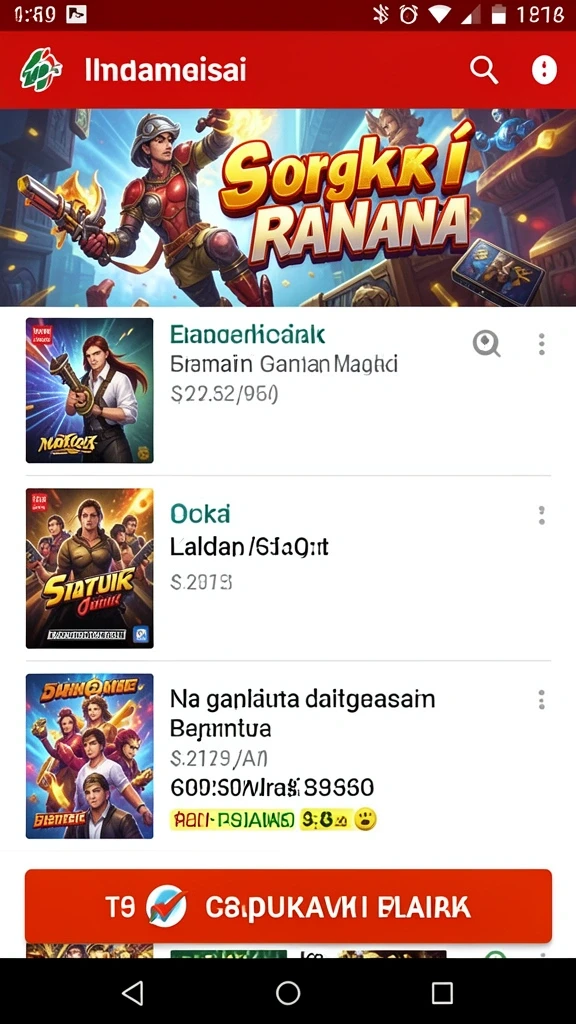 Menampilkan berbagai tema slot yang menarik.