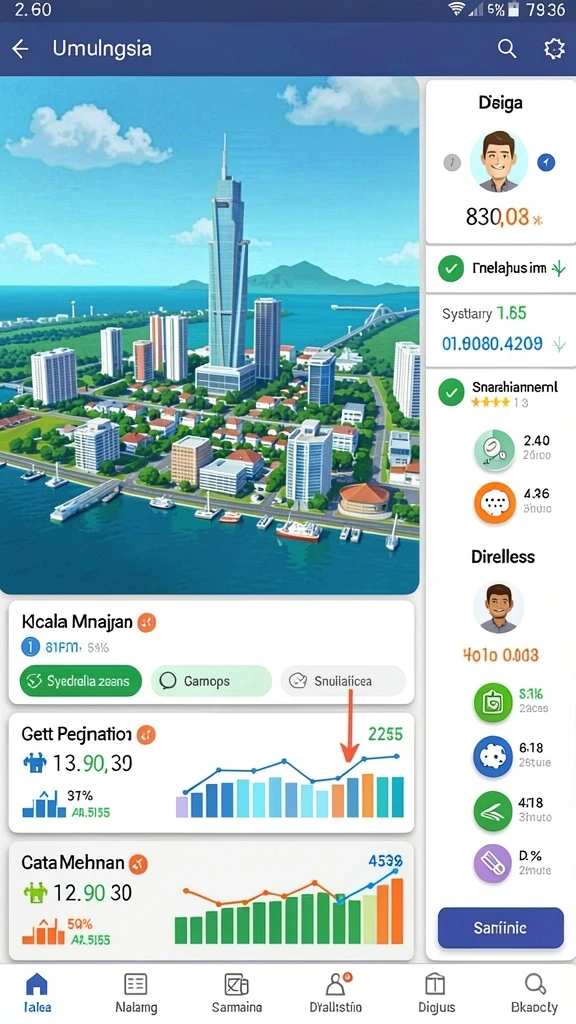 Screenshot menampilkan karakter utama dalam petualangan.