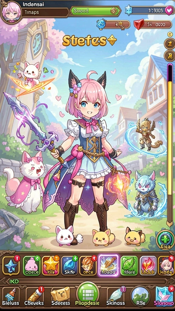 Pertarungan seru dengan monster legendaris.