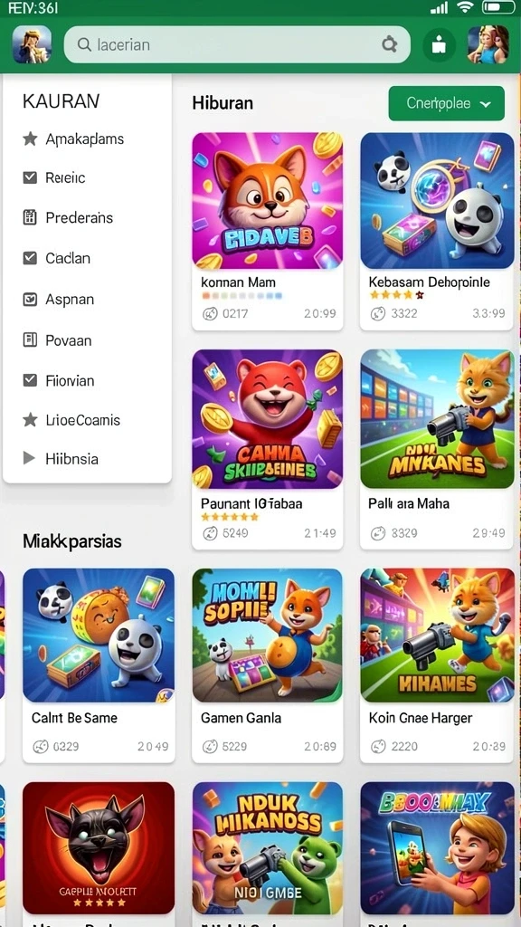 Tampilan awal aplikasi LOVE678 yang menarik.