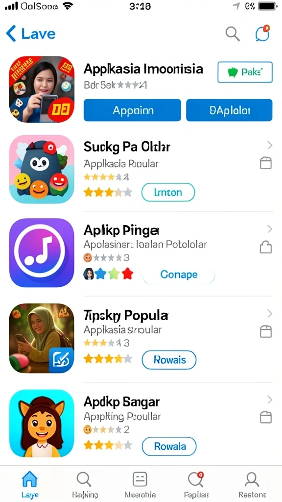 Tampilan antarmuka yang ramah untuk pengguna.