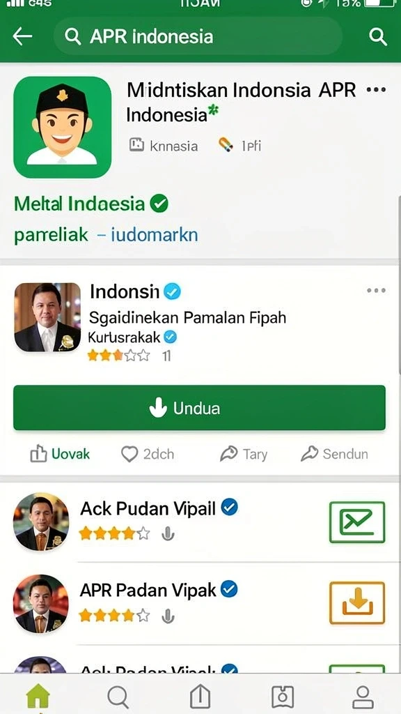 Tampilan awal yang menarik dan mudah dinavigasi.