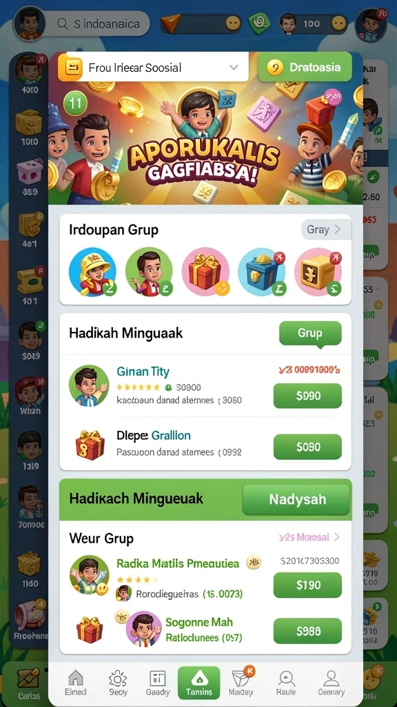 Tampilan antarmuka yang modern dan menarik.