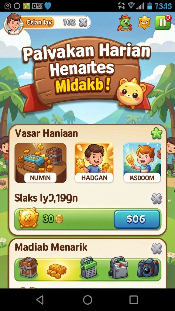 Kompetisi online yang menghibur.