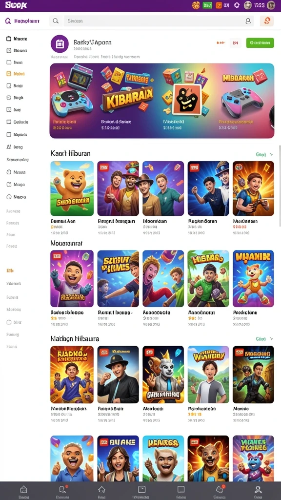 Tampilan awal aplikasi PARISTOGEL yang menarik dan informatif.