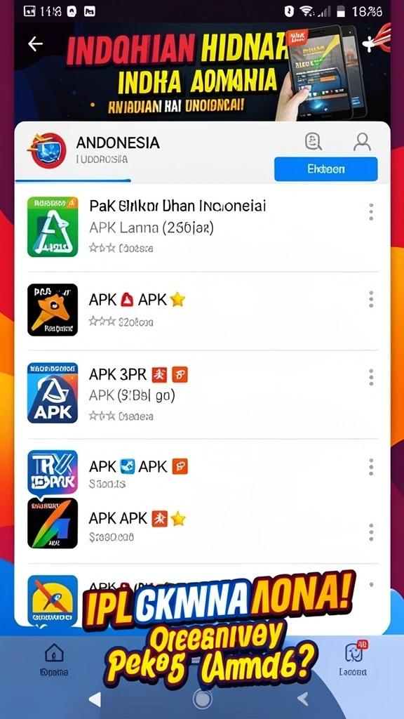 Menu permainan yang mudah diakses dan intuitif.
