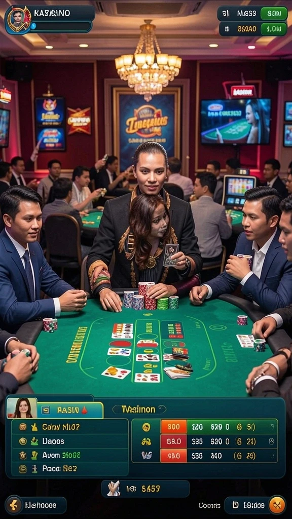 Screenshot menampilkan karakter yang bisa dipilih dalam SHE888.