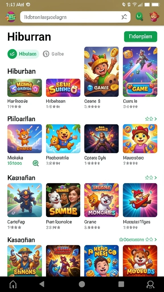 Tampilan antarmuka yang menarik dan mudah digunakan.