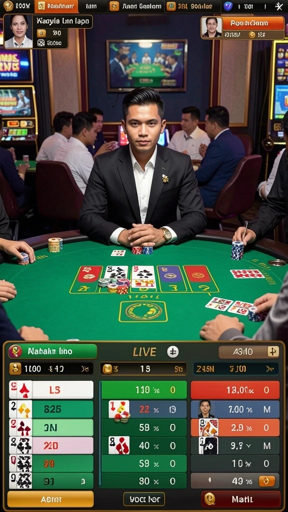 Tangkapan layar dari mode permainan seru dalam UH77.