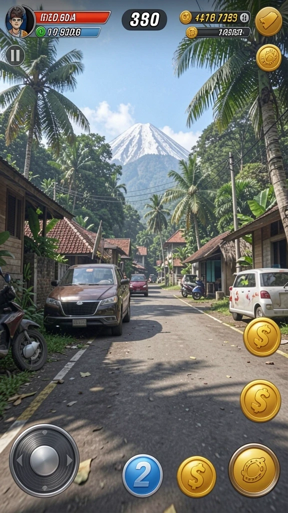 Grafis yang memukau dan efek suara realistis.