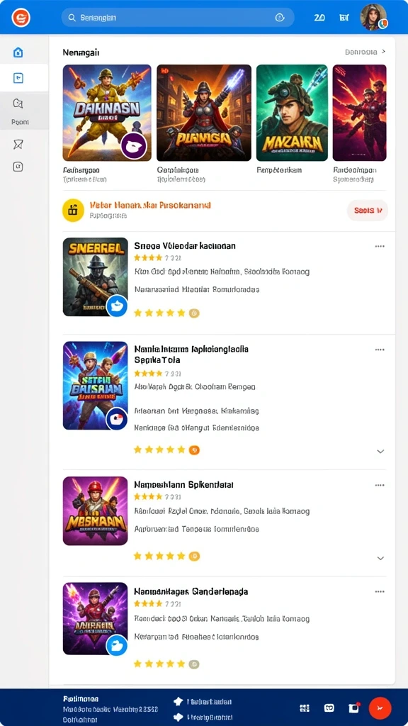Tampilan antarmuka yang menarik dan user-friendly.